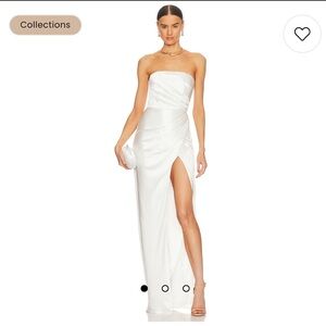 Sau Lee Priyanka Dress White Dress - Midi